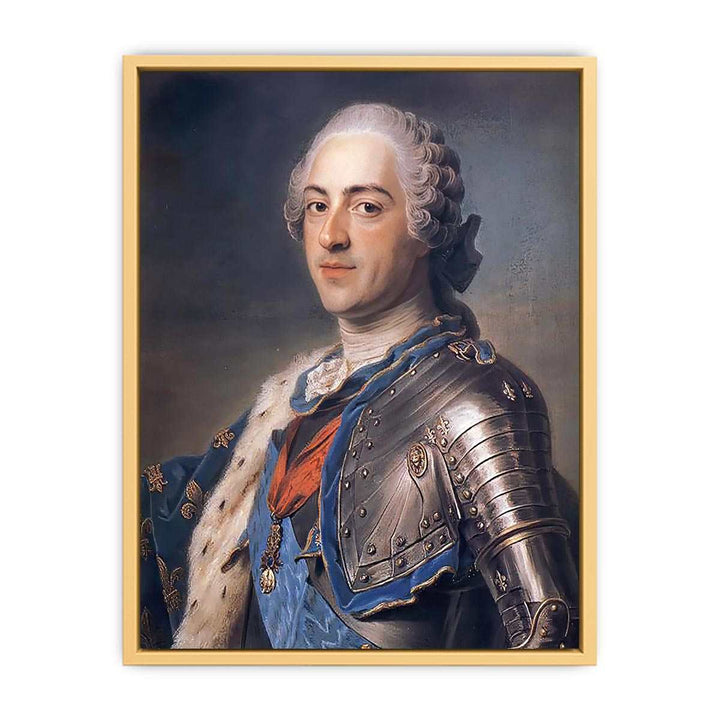 Portrait of King Louis XV 1710-74 1748 Streched canvas