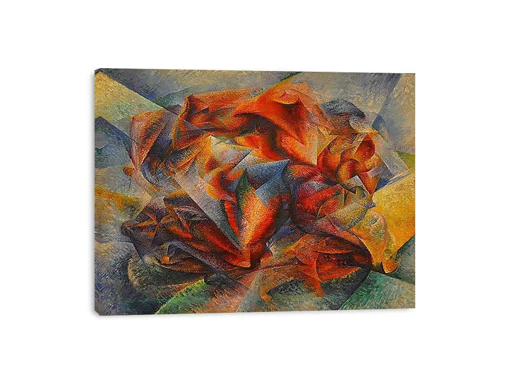 Dynamism of a Soccer Player Canvas Print