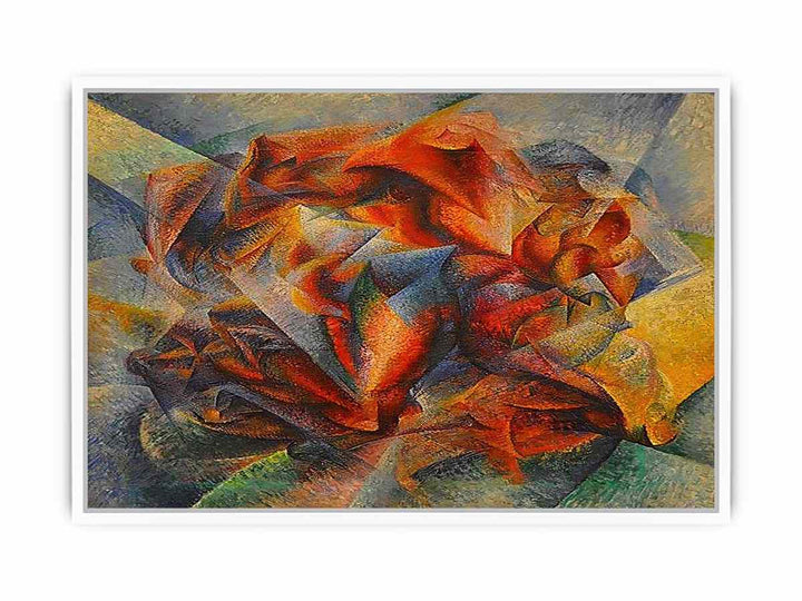 Dynamism of a Soccer Player Framed Print