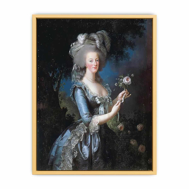 Marie Antoinette (1755-93) after Vigee-Lebrun Streched canvas