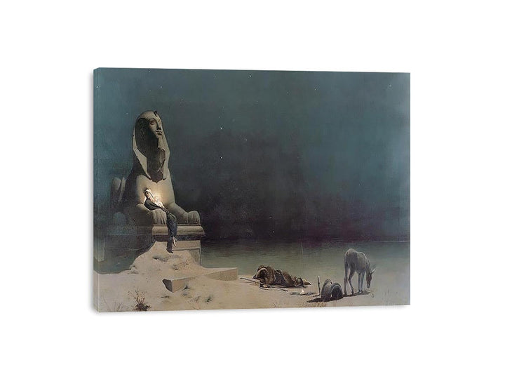 Rest on the Flight into Egypt Canvas Print