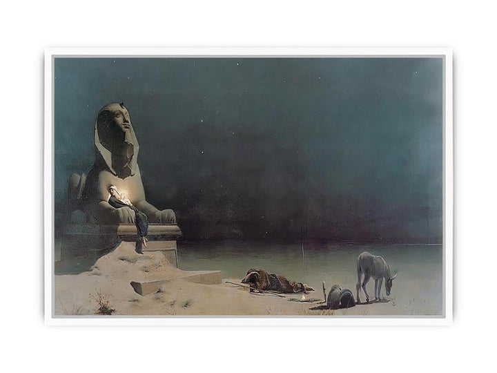 Rest on the Flight into Egypt Framed Print