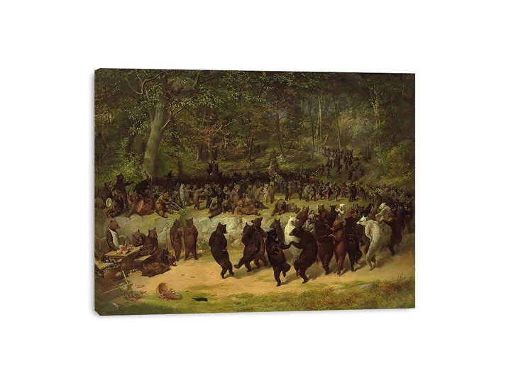 The Bear Dance Canvas Print