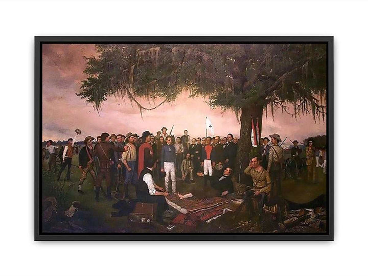 Surrender At Santa Anna  Painting