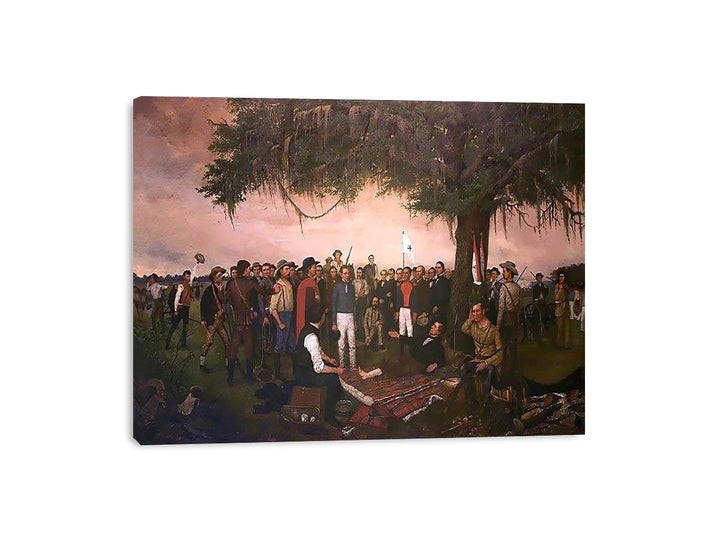 Surrender At Santa Anna Canvas Print