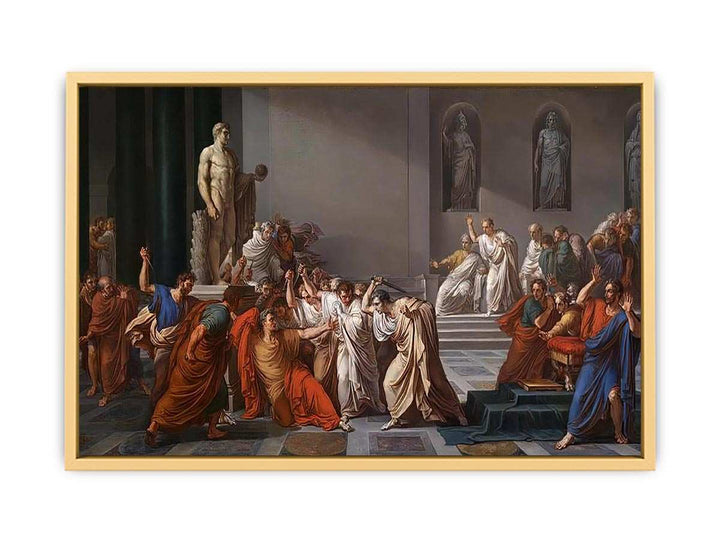 Death of Julius Caesar (100-44 BC) Streched canvas