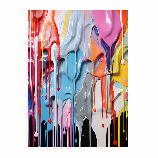 Dripping Color  Art Painting