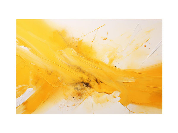 Abstract Yellow Painting