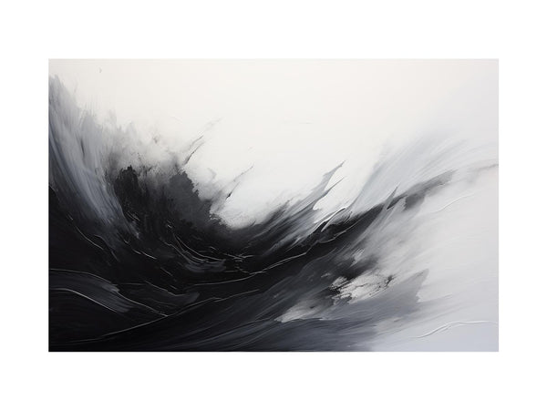 Abstract Black Painting