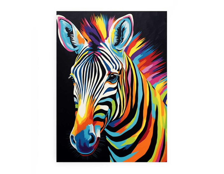 Zebra Modern Art Painting 