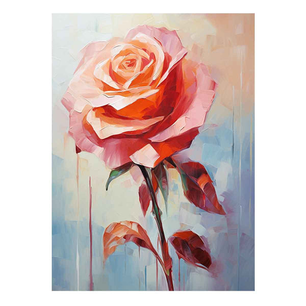 Modern Rose Art Painting