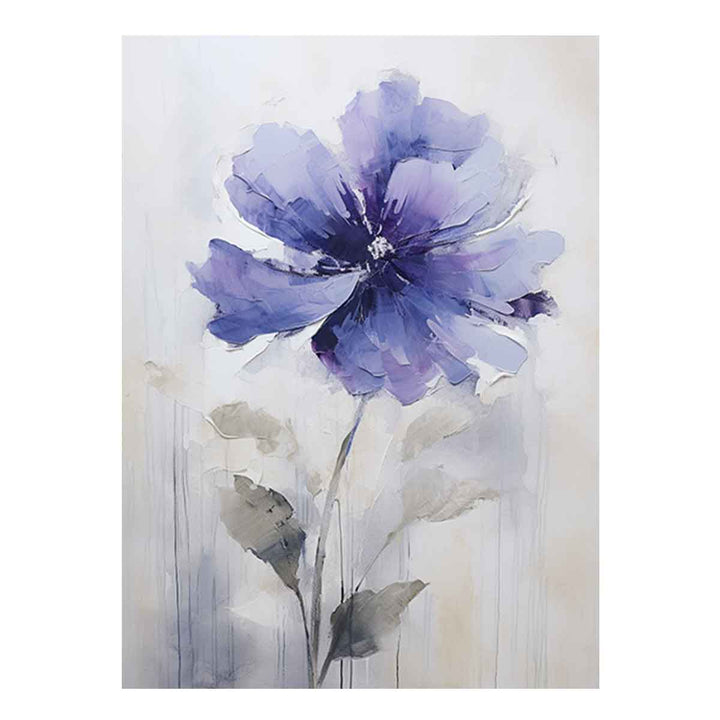 Blue Flower Painting 