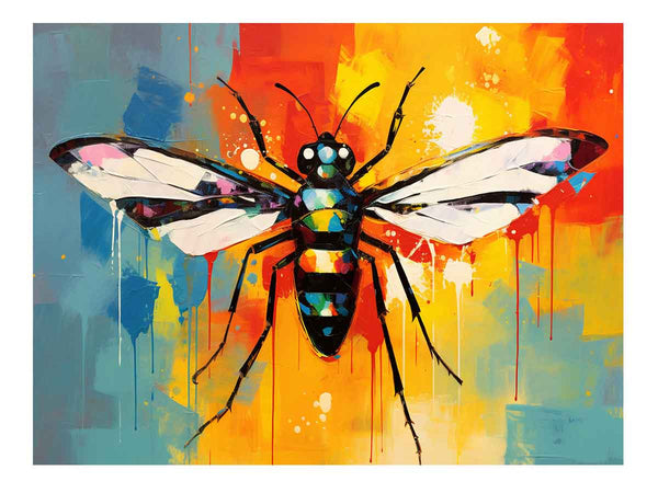 Fly Modern Art Painting