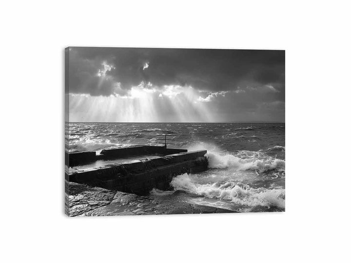 Old Rock Canvas Print