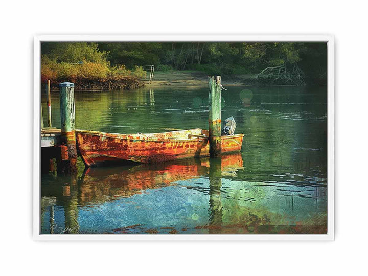 River Dock  Framed Print