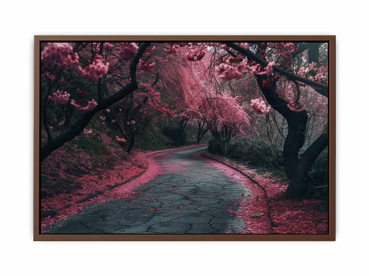 Cherry Blossom Path  Poster