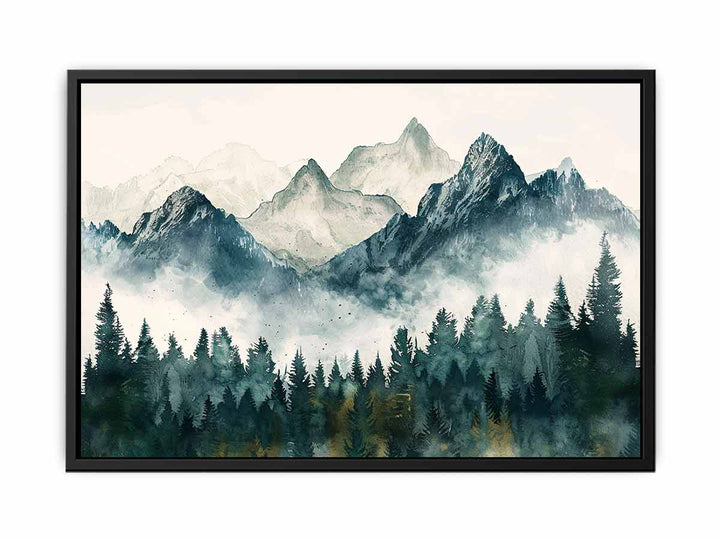 Peaks in the Valley   Painting