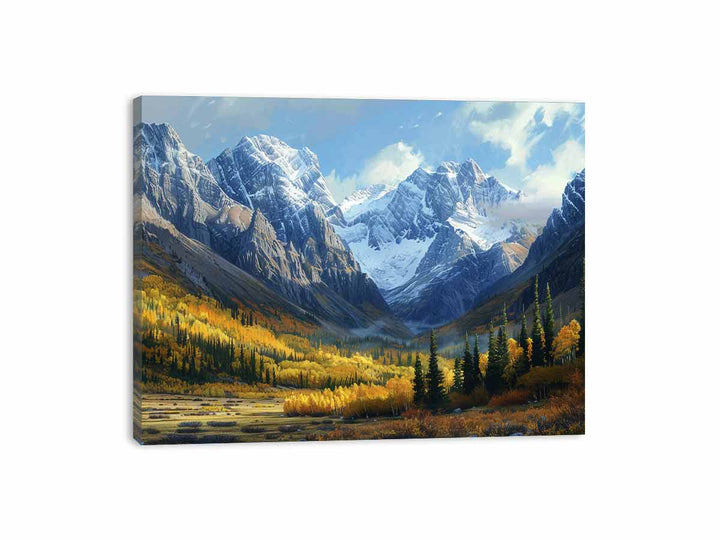 Mountains in Norway Canvas Print