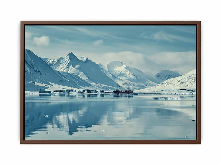 Svalbard Mountain  Poster