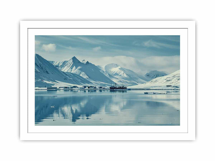 Svalbard Mountain Streched canvas