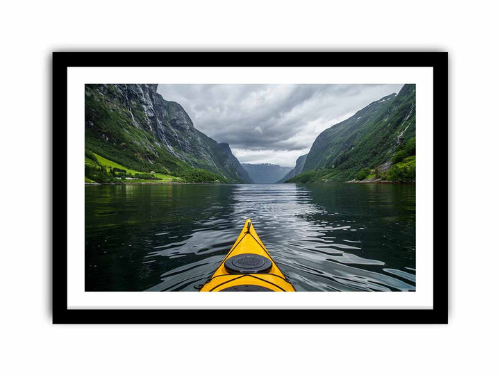 Kayaking  Art Print