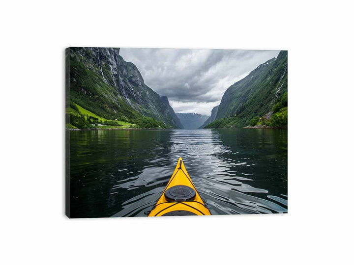 Kayaking Canvas Print