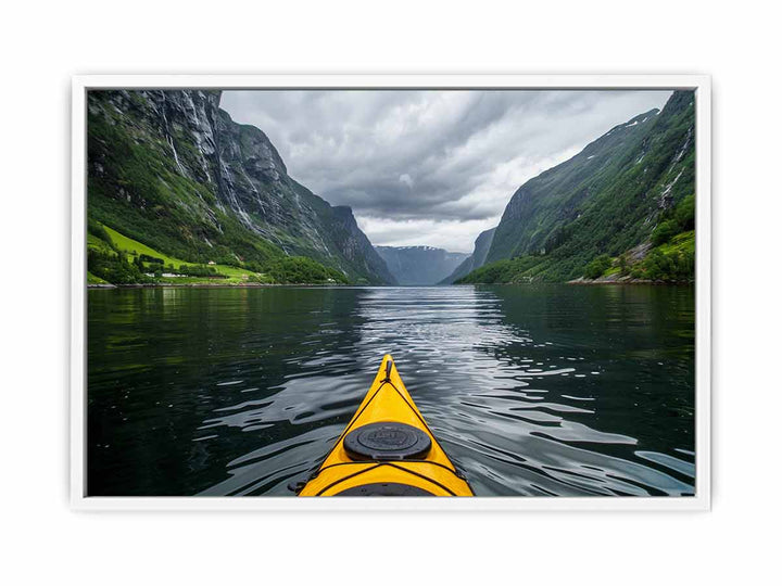 Kayaking Framed Print