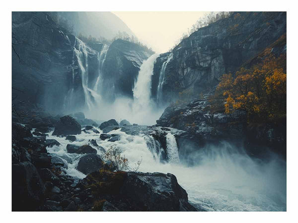 Langfoss Waterfall