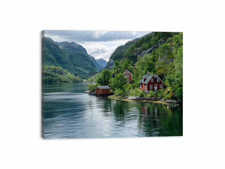 Lake Side Canvas Print