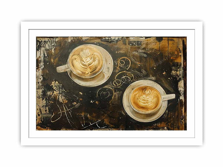 Vintage Coffee Poster Streched canvas