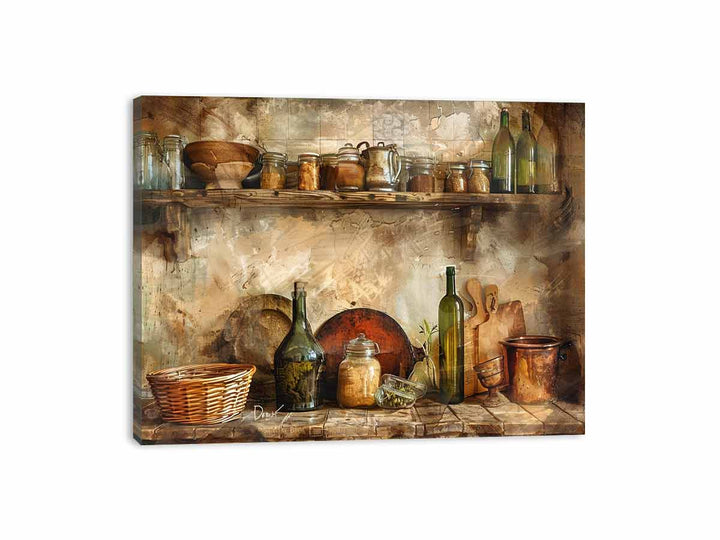 Kitchen Art Canvas Print