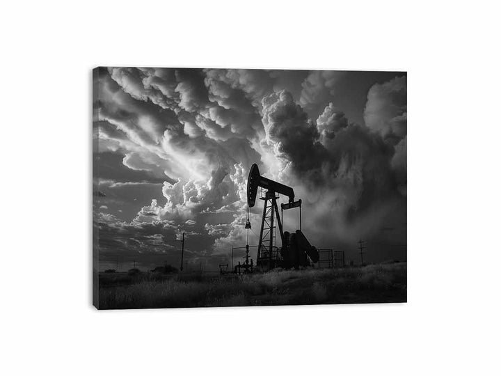 Oil Pump Canvas Print