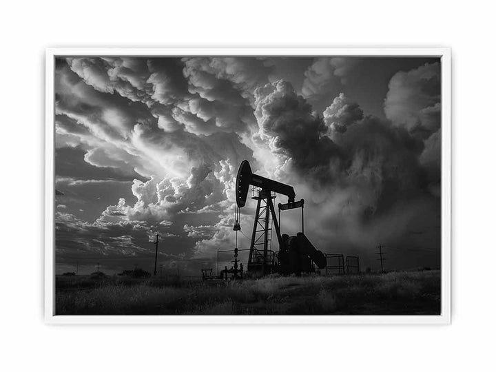 Oil Pump Framed Print