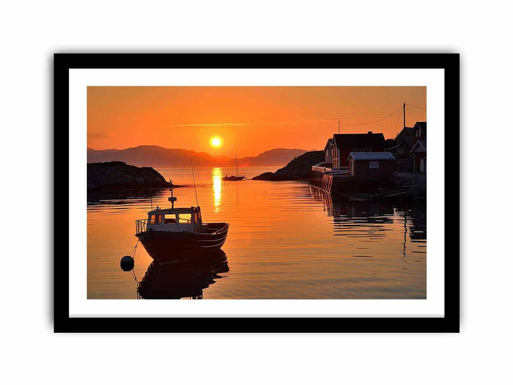 Midhnight Sun in Norway  Art Print