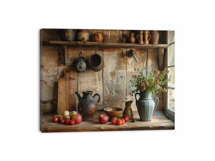 Kitchen Stil Life Canvas Print