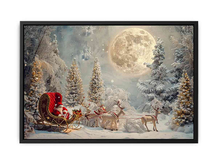 Santa Coming   Painting