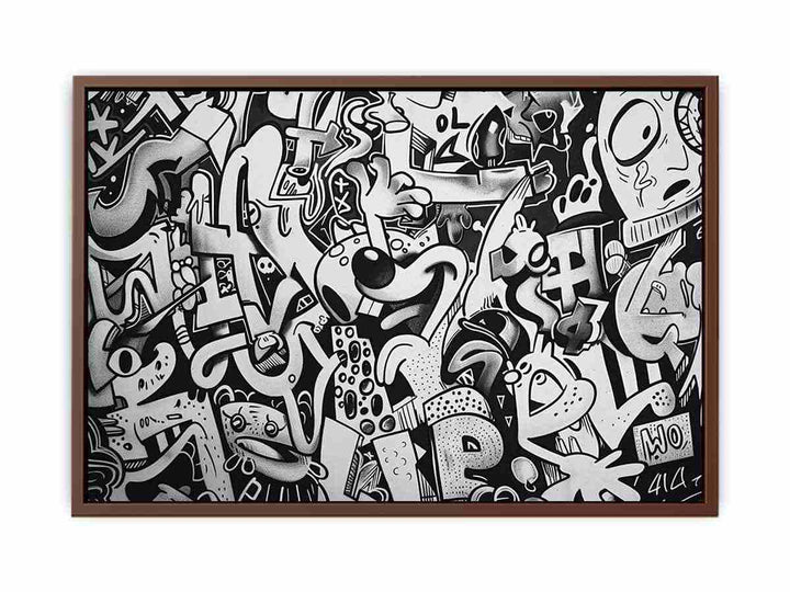 Cartoon Graffiti  Poster