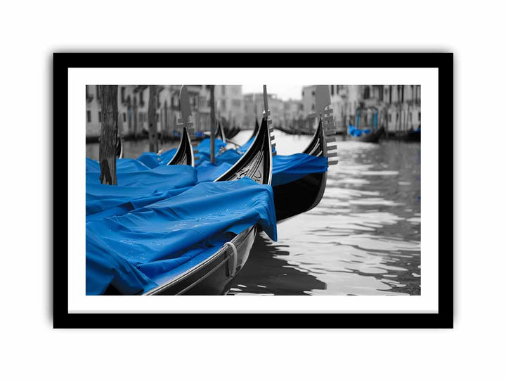 Gondolas   Art Print