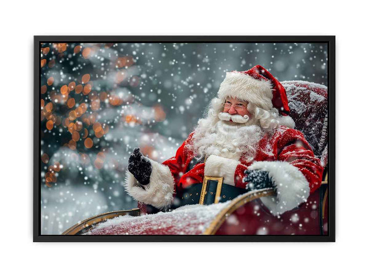 Santa Sleigh  Painting