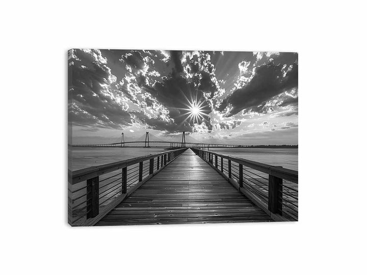 To Ocean Canvas Print