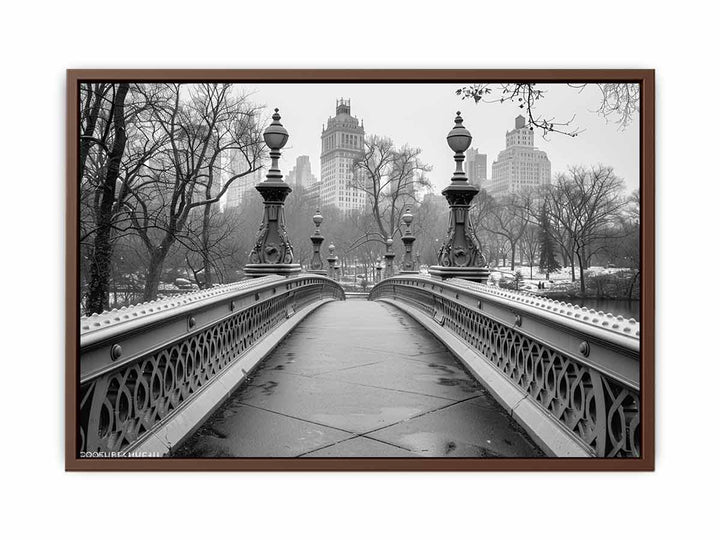 Bow Bridge Central Park  Poster