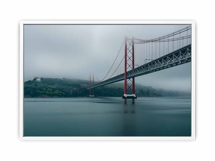 Pereira Bridge in Lisbon Framed Print