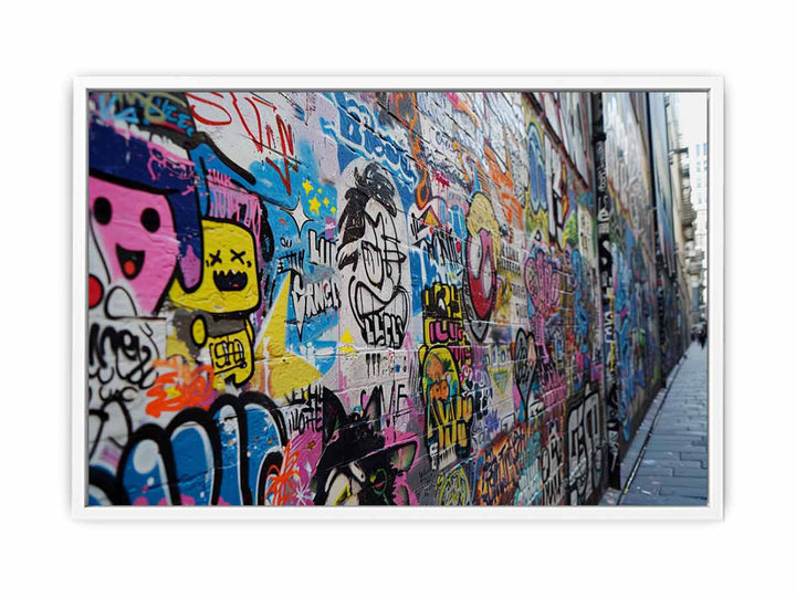 Hosier Lane Framed Print