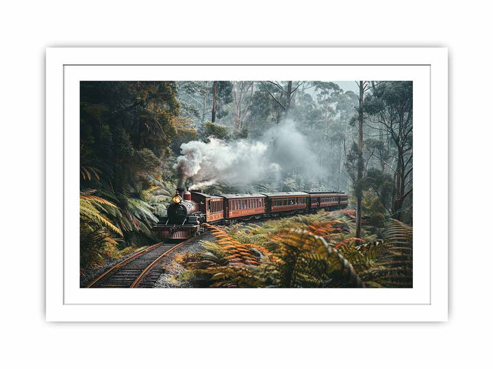 Billy Steam Train Streched canvas