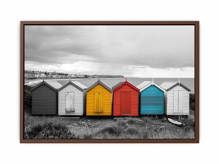 Brighton Bathing Boxes  Poster