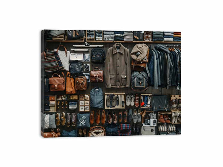 Fashion Shop Canvas Print