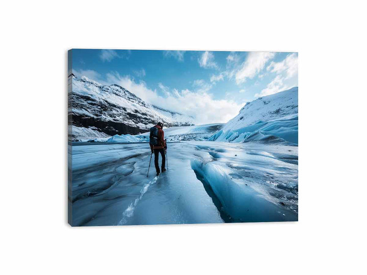 Icy Adventure  Canvas Print