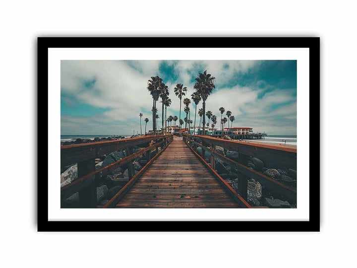 California Palm Trees  Art Print