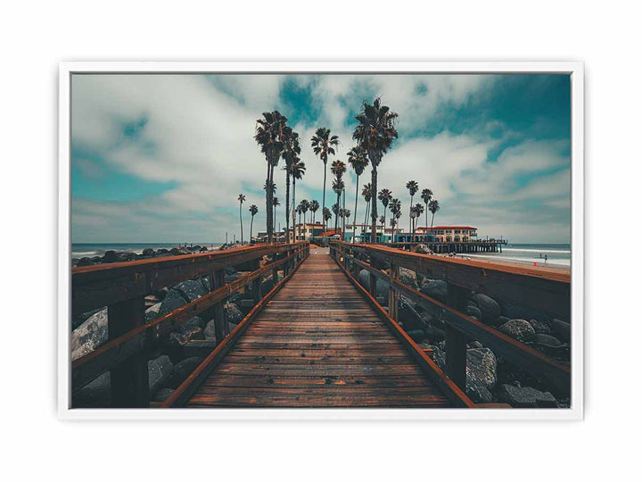 California Palm Trees Framed Print