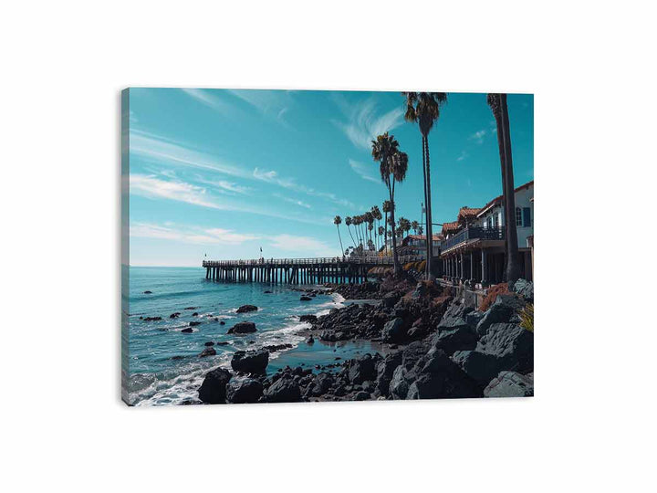 California Pier Canvas Print